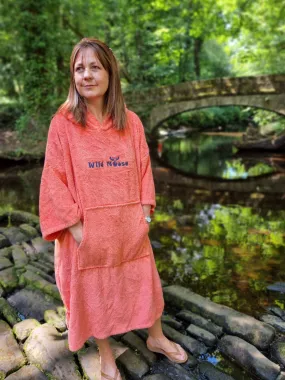 Silly Salmon - bamboo/cotton poncho towel