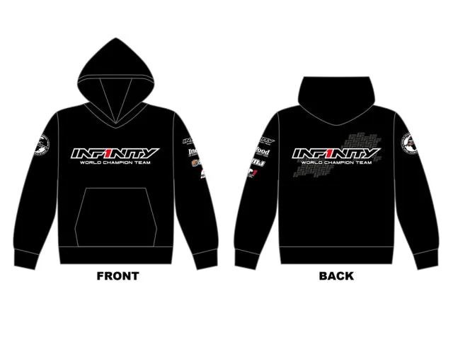 A005-XL INFINITY Team Hoodie (BK) XL