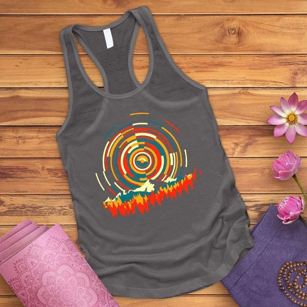 Abstract Sunrise Tank Top