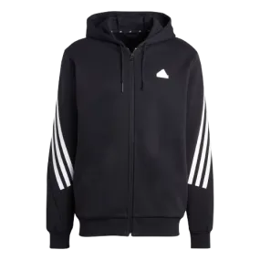 ADIDAS FUTURE ICONS 3-STRIPE ZIP HOODIE - MENS - BLACK