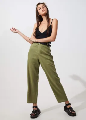 Afends Womens Siren - Hemp Pant - Sage