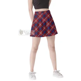 Ainslie Tartan Women's Plated Mini Skirt