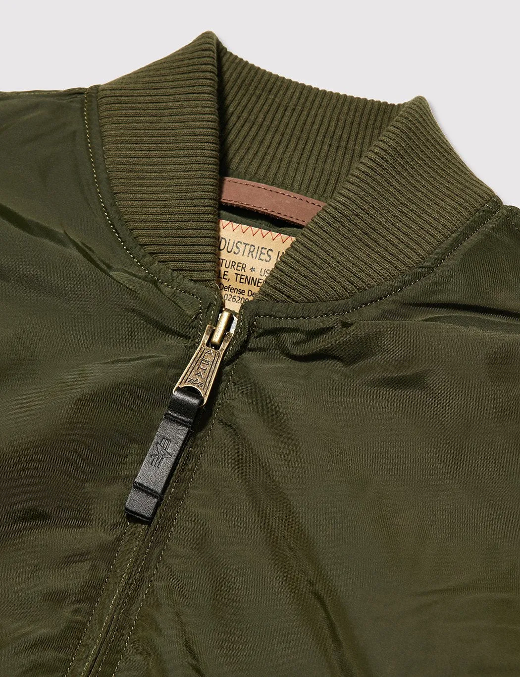 Alpha Industries MA1 Flight Bomber Jacket - Dark Green