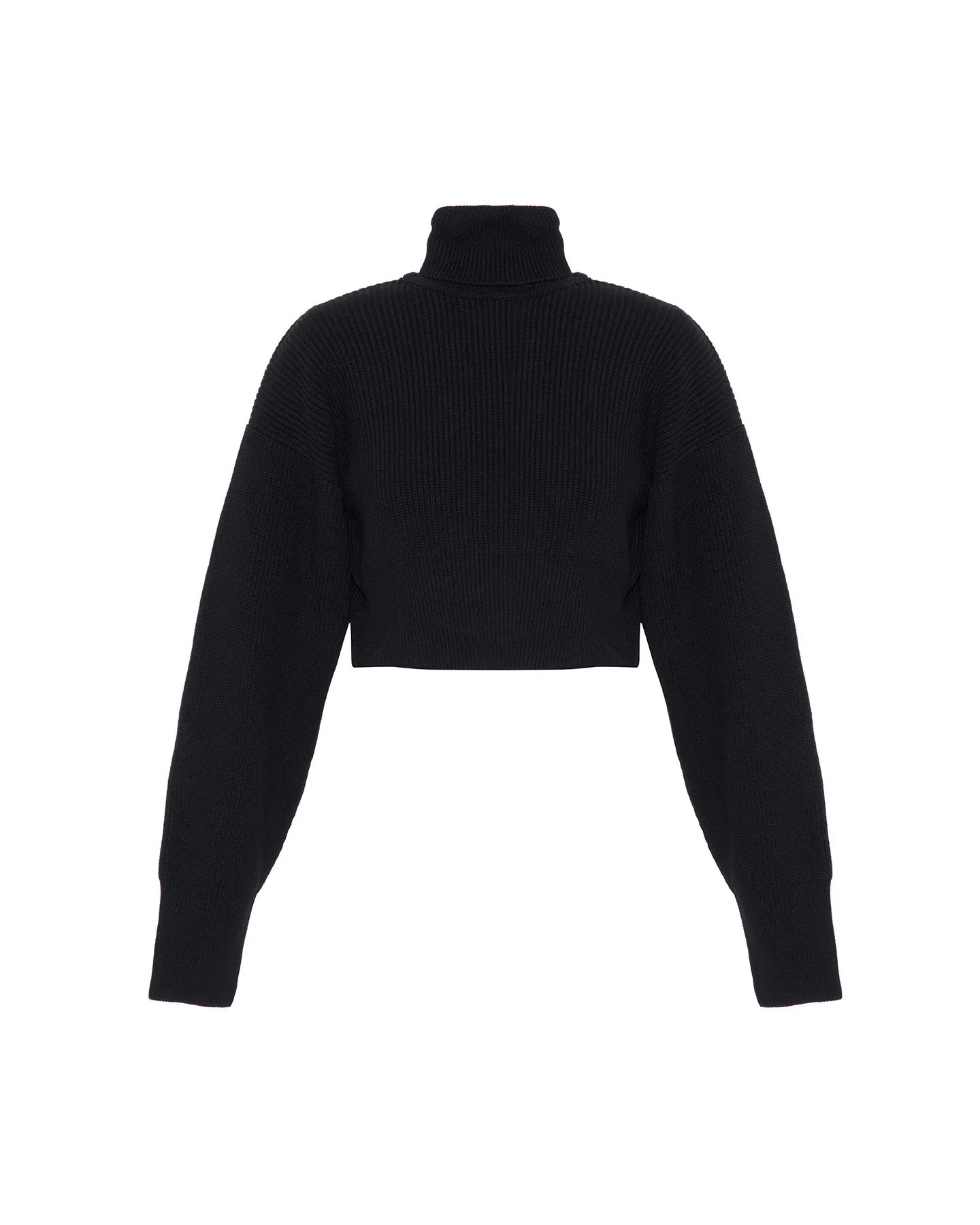 Angelia Cropped Turtleneck Sweater