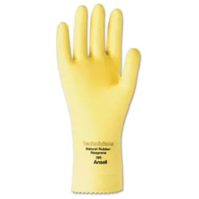 Ansell Technicians Gloves, 9, Natural Latex/Neoprene Blend, Natural, 103142