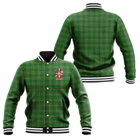 Armitage Irish Clan Tartan Baseball Jacket with Coat of Arms