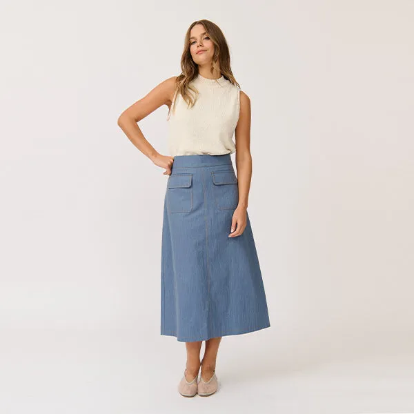 Astrid Skirt - Denim