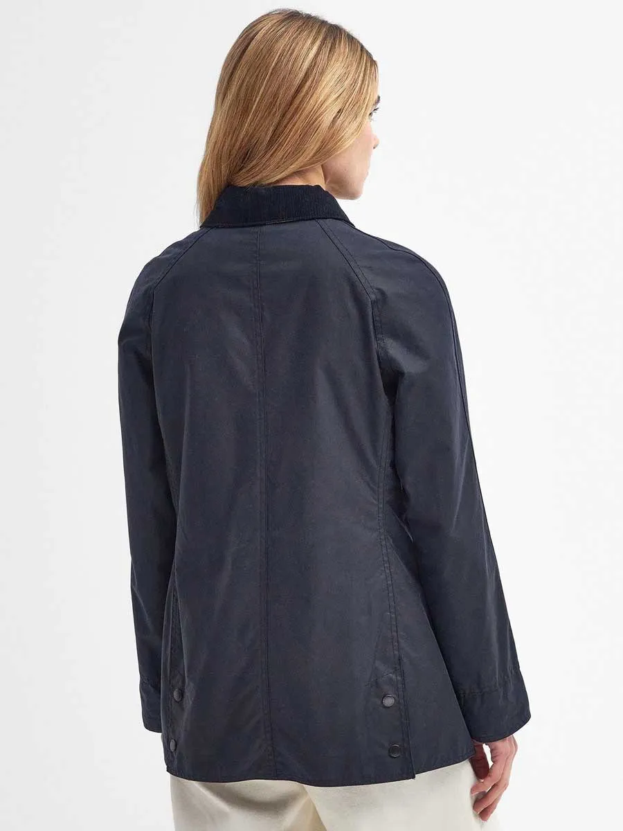 BARBOUR Beadnell Wax Jacket - Women's - Navy