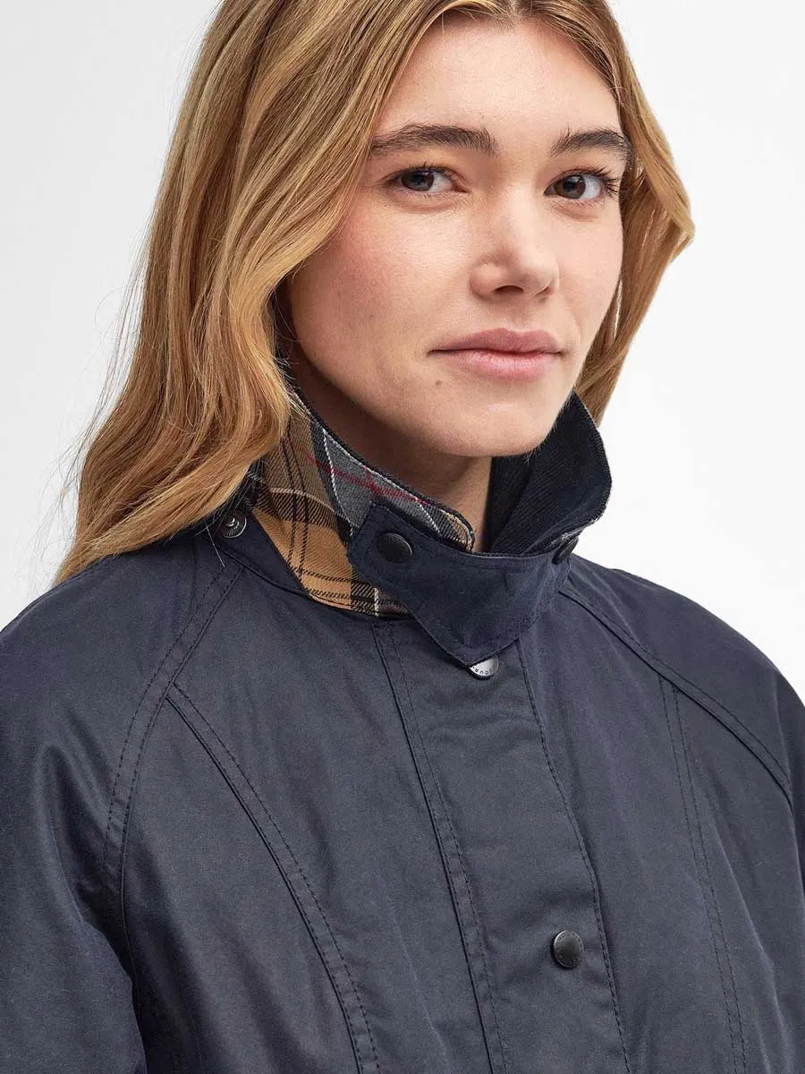 BARBOUR Beadnell Wax Jacket - Women's - Navy