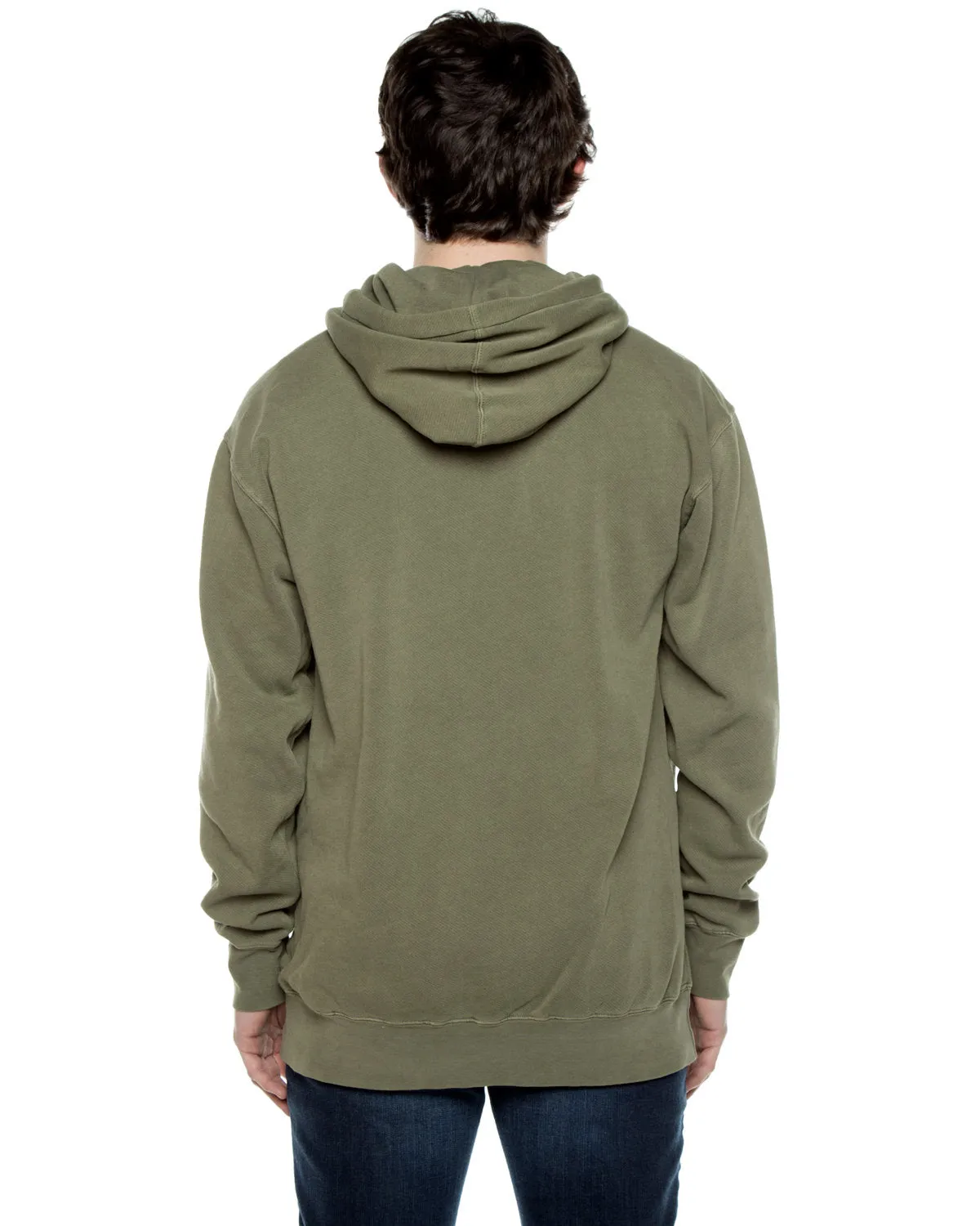 Beimar Unisex Pigment-Dyed Hooded Sweatshirt