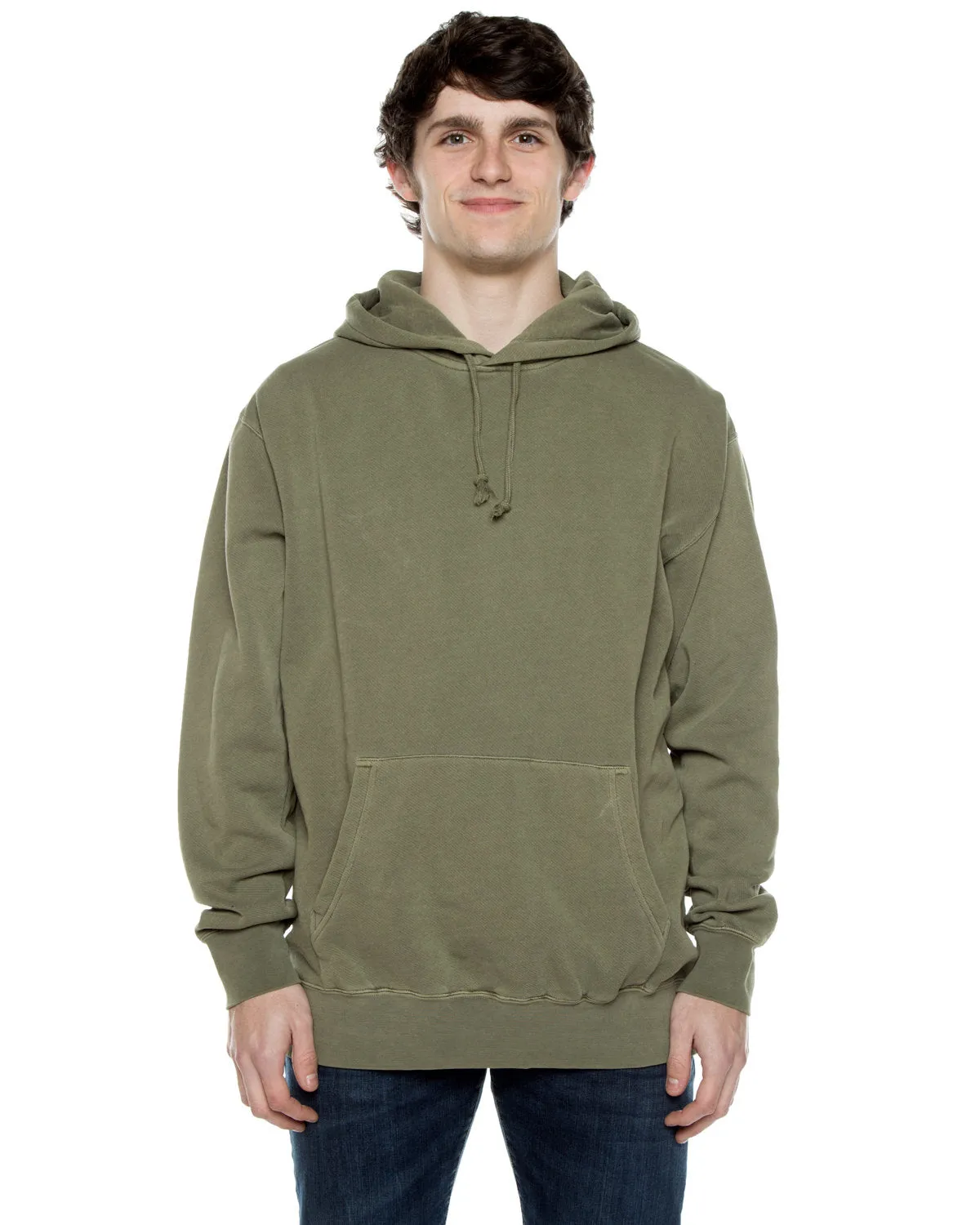 Beimar Unisex Pigment-Dyed Hooded Sweatshirt