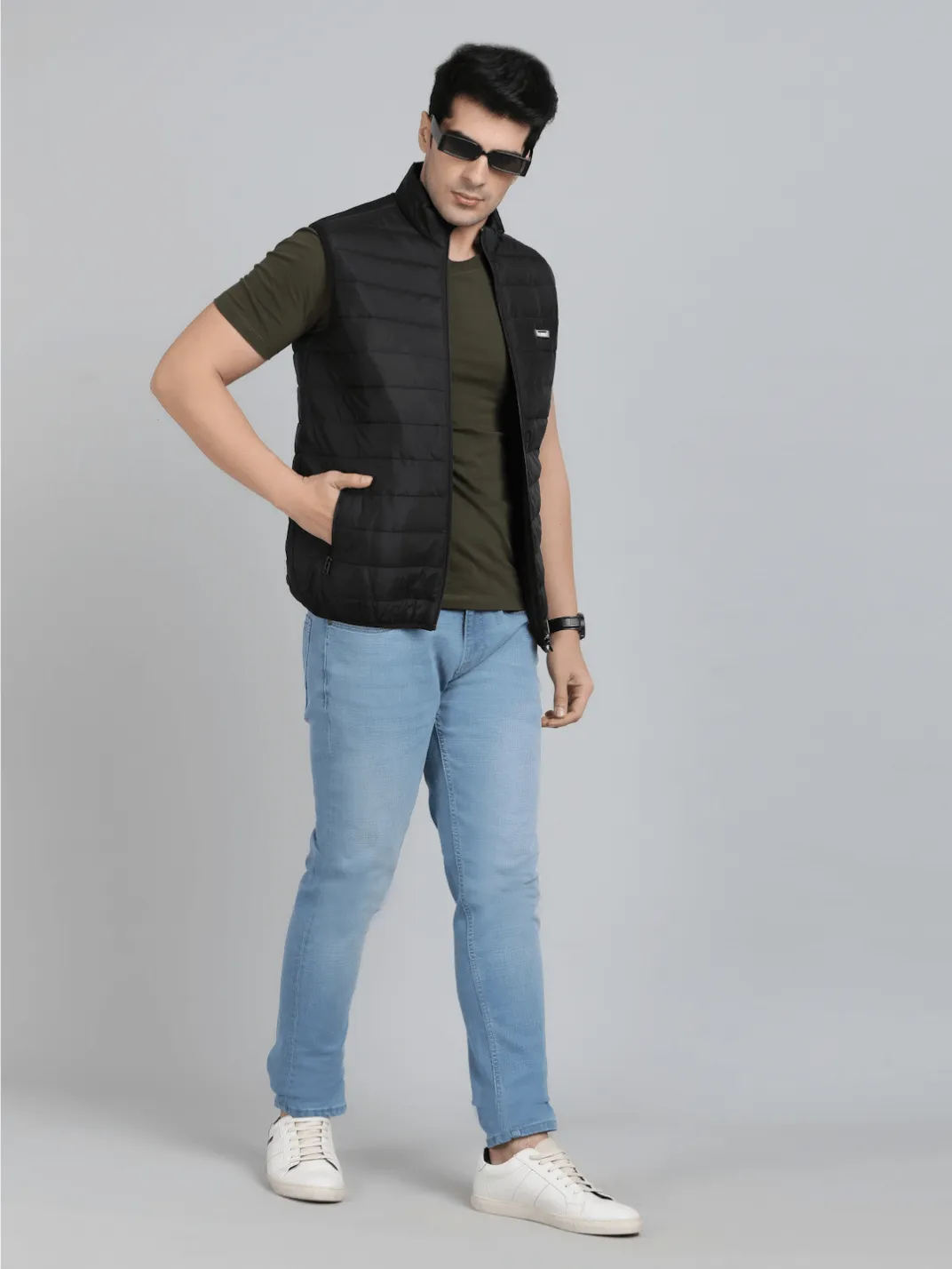 Benne Sleeveless Bomber Jacket