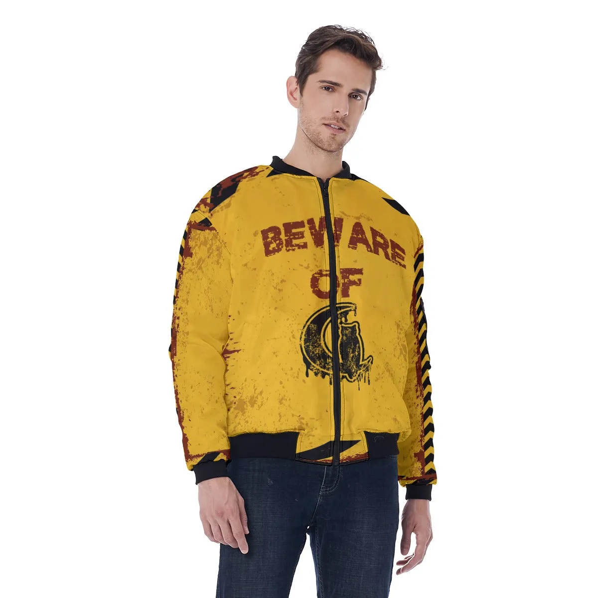 BEWARE Bomber Mens Jacket