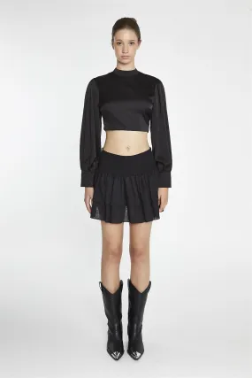 Black RaRa Mini-Skirt