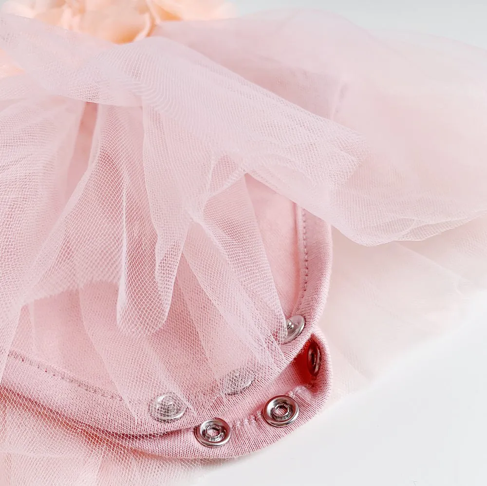 Bluish Baby Ellie Tutu Dress - Blush