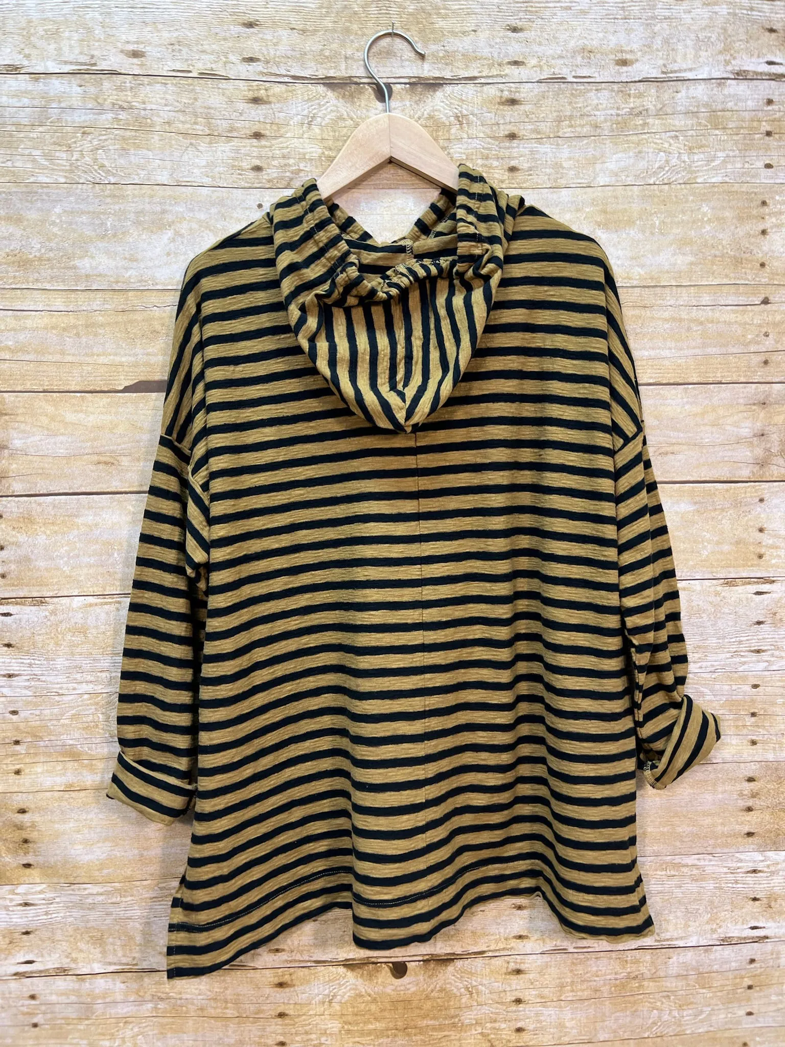 Brass Striped Sweatshirt