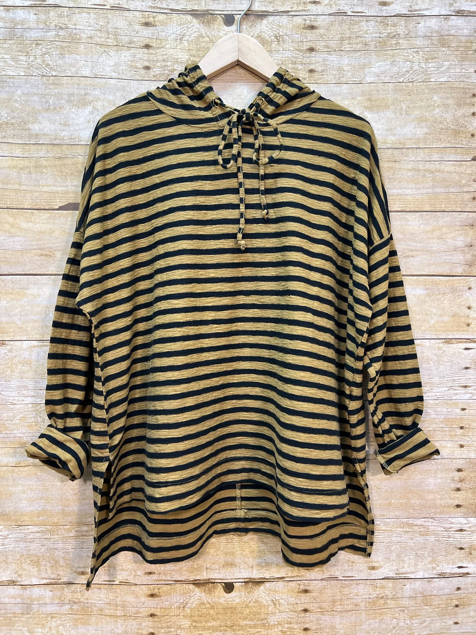 Brass Striped Sweatshirt