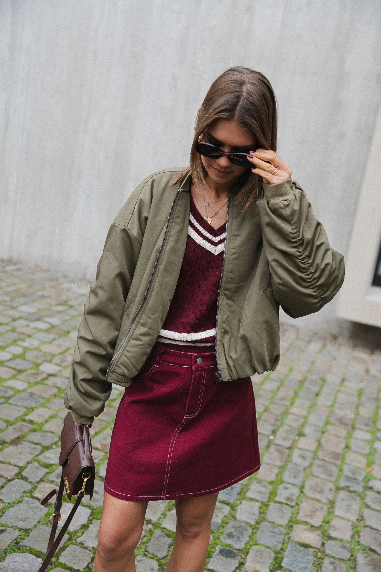 Brooke bomber jacket khaki