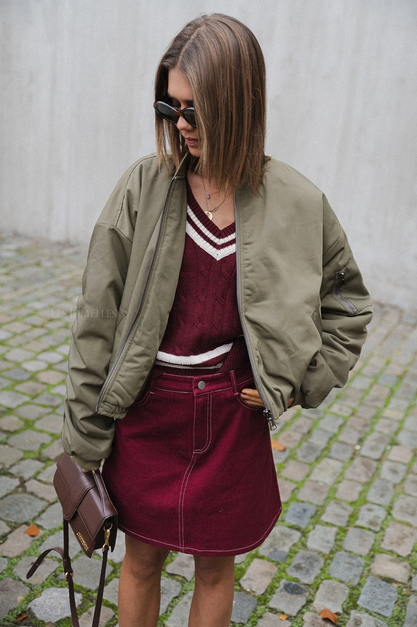 Brooke bomber jacket khaki