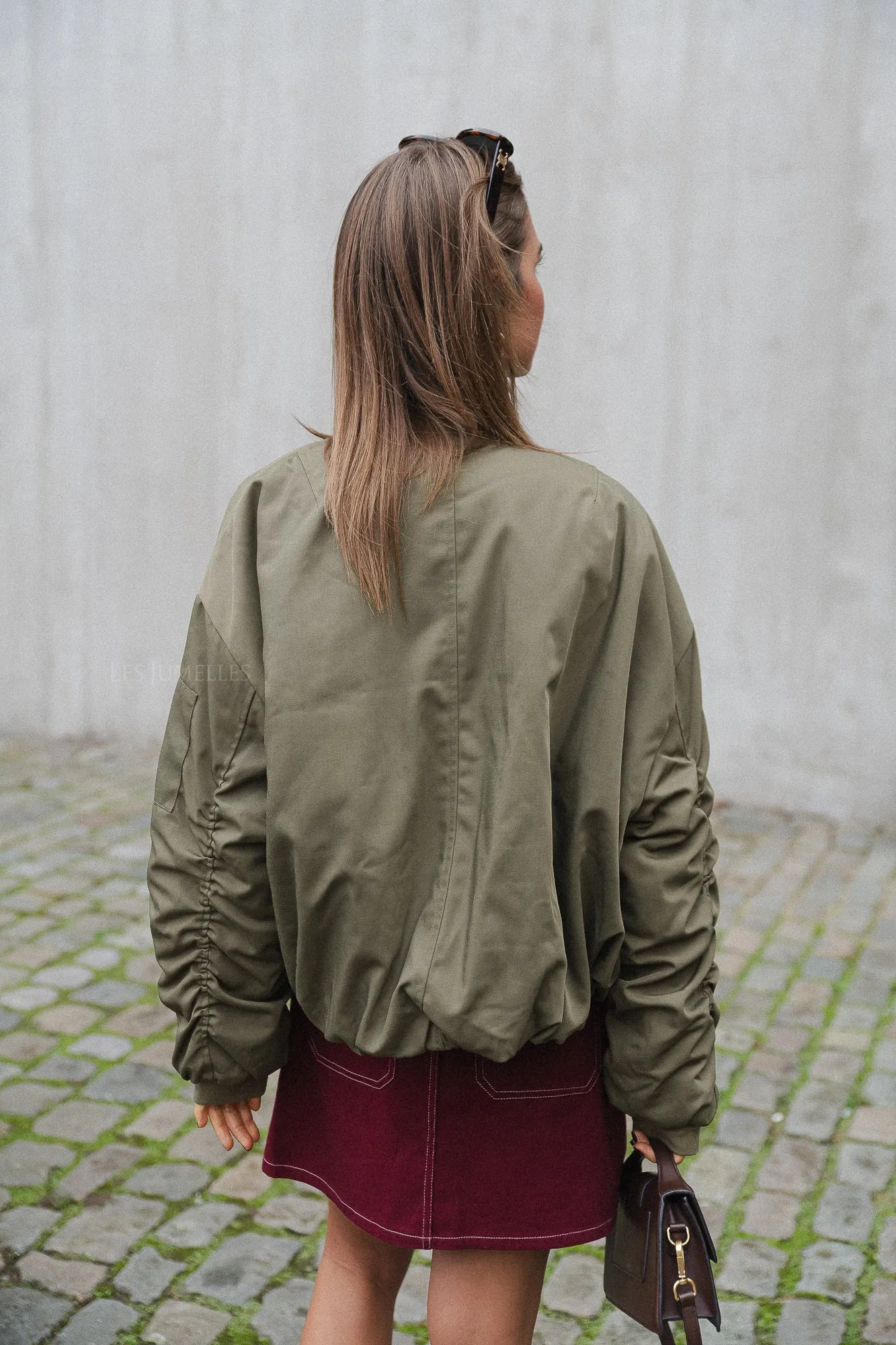 Brooke bomber jacket khaki