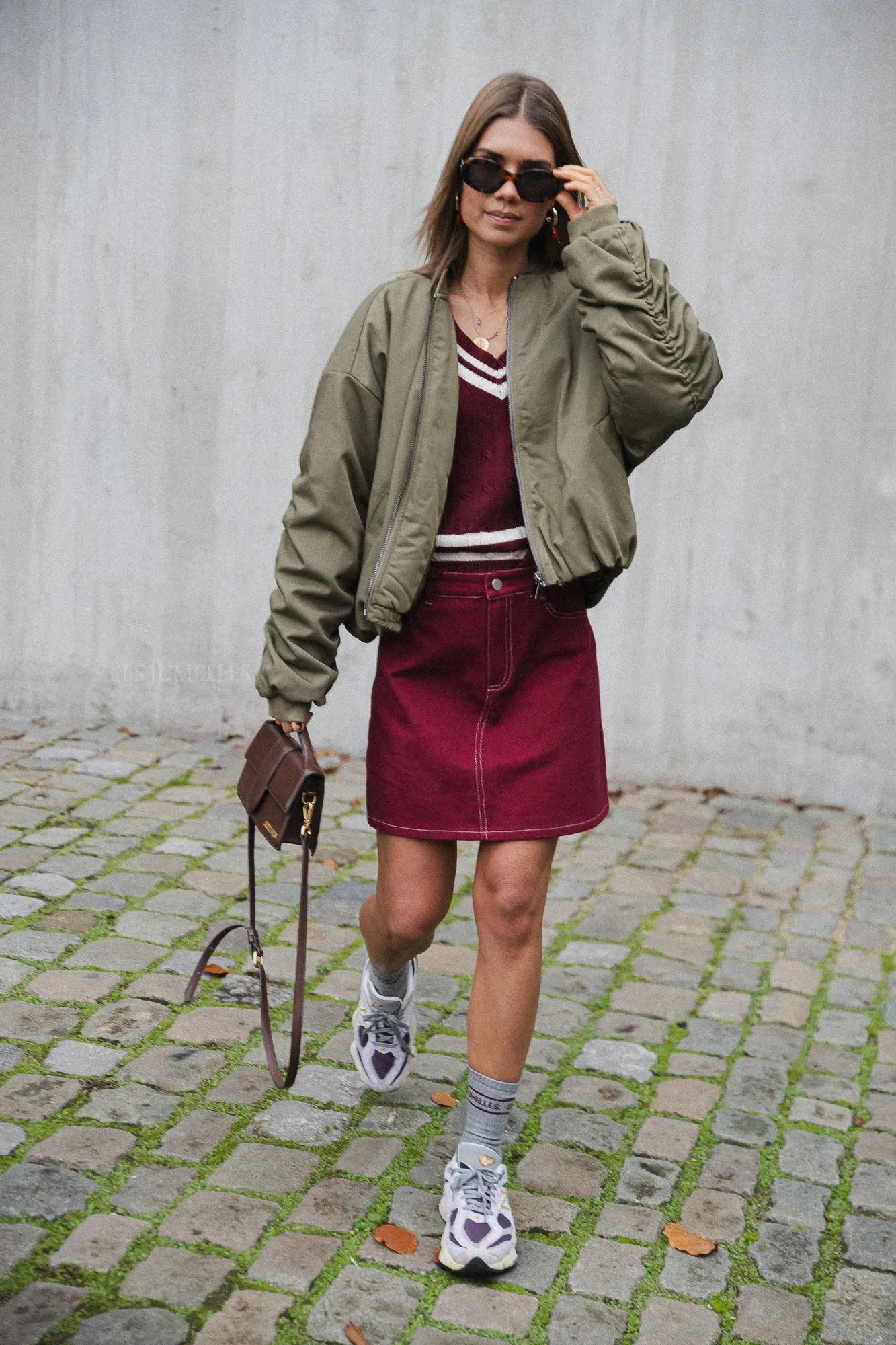 Brooke bomber jacket khaki