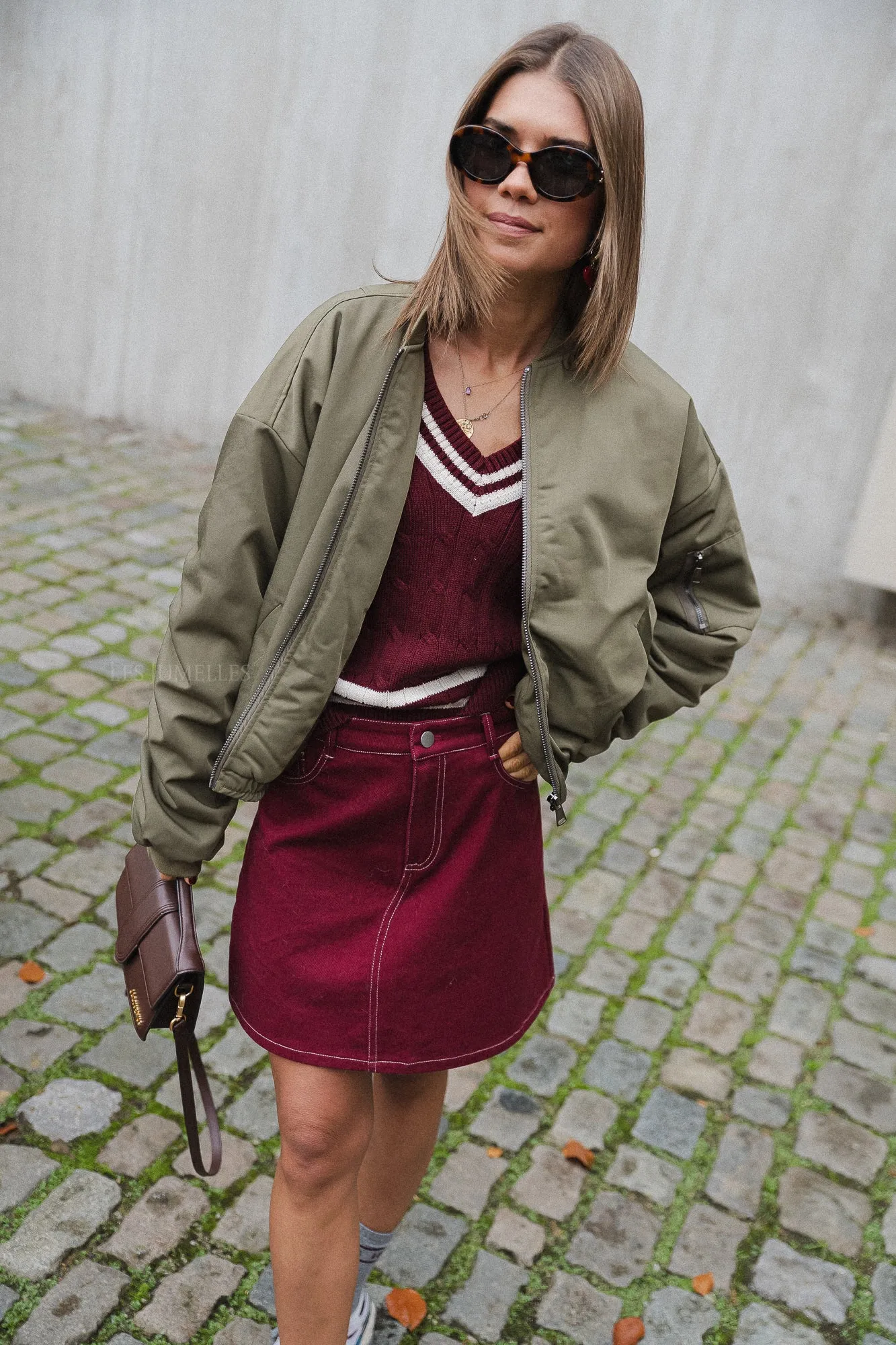 Brooke bomber jacket khaki