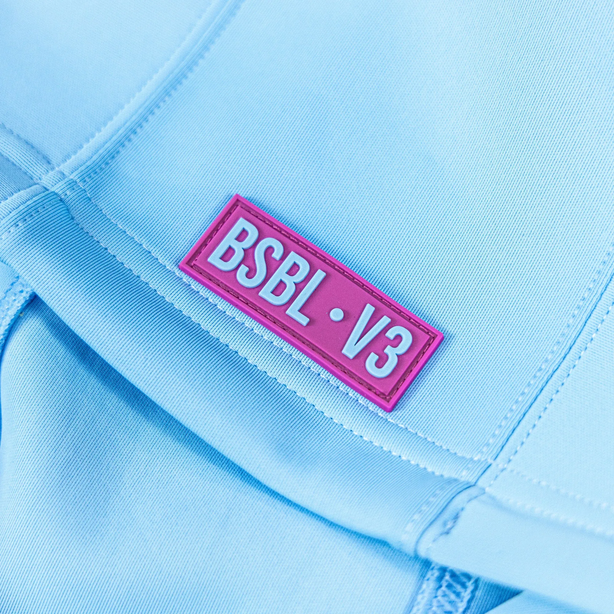 BSBL-SZN Short Sleeve Hoodie V3 Cotton Candy Blue