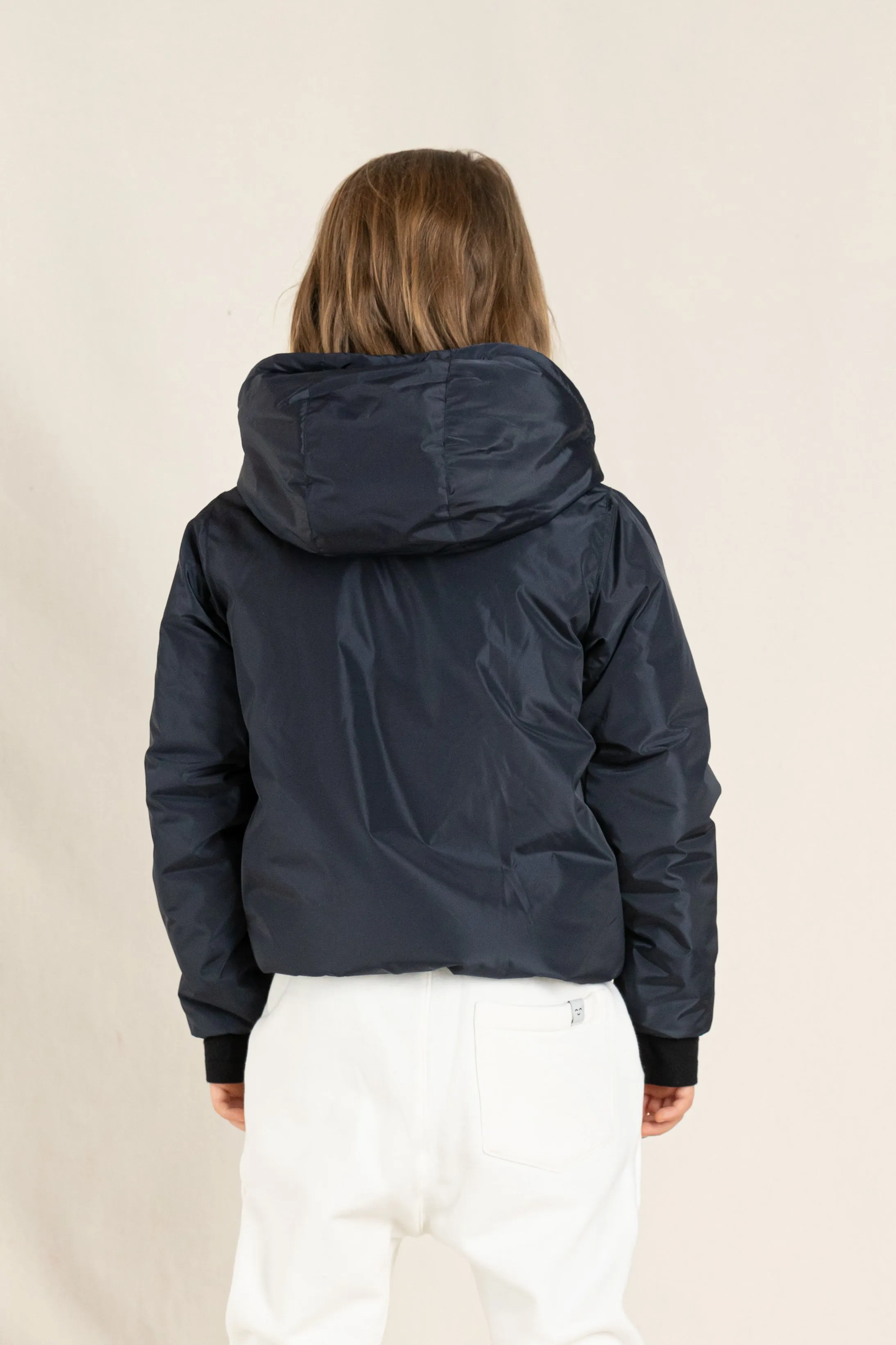 BUCKLEY RAIN Navy - Hooded Jacket