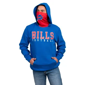 Buffalo Bills NFL Mens Solid Gaiter Hoodie