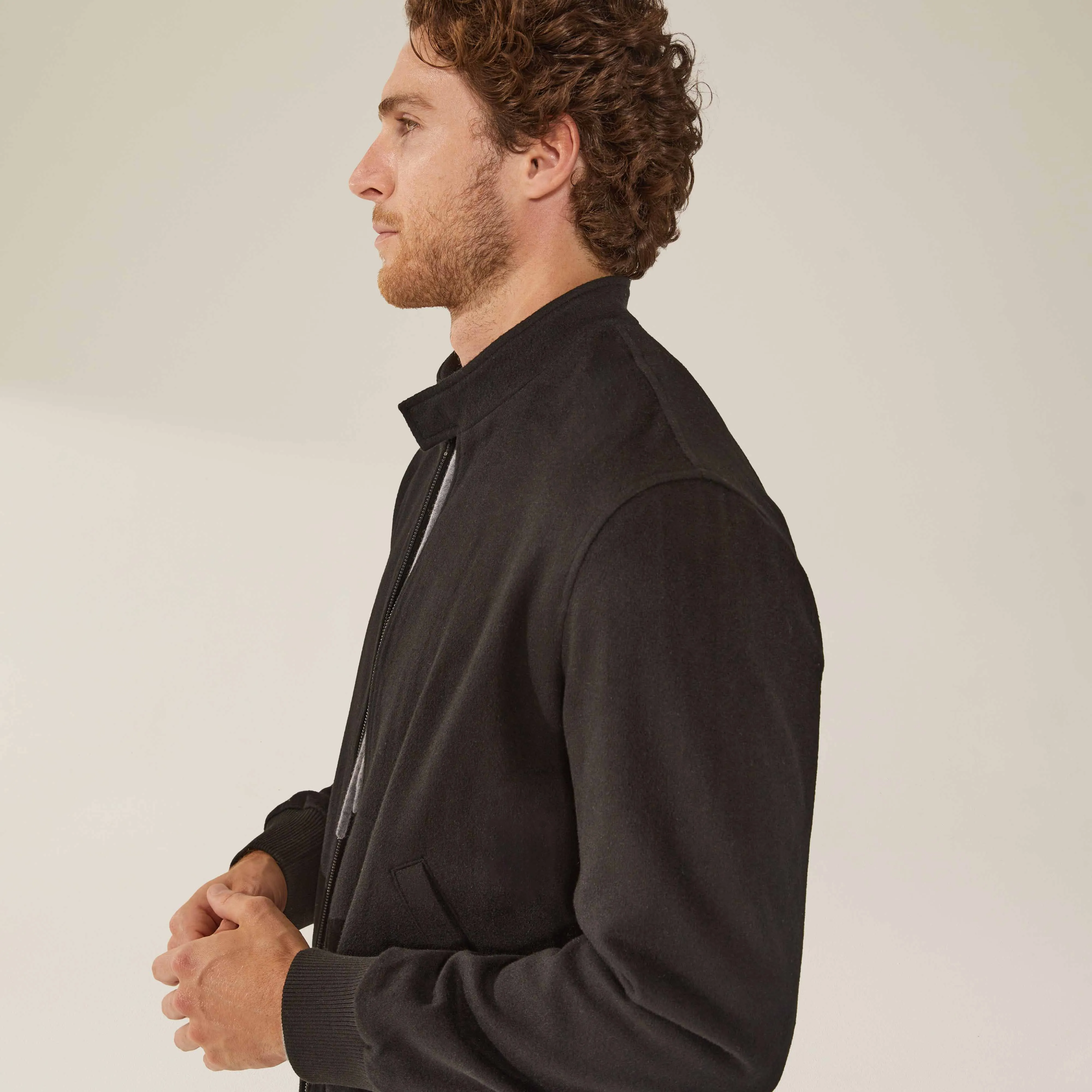 Chase Cashmere-Wool Bomber Jacket