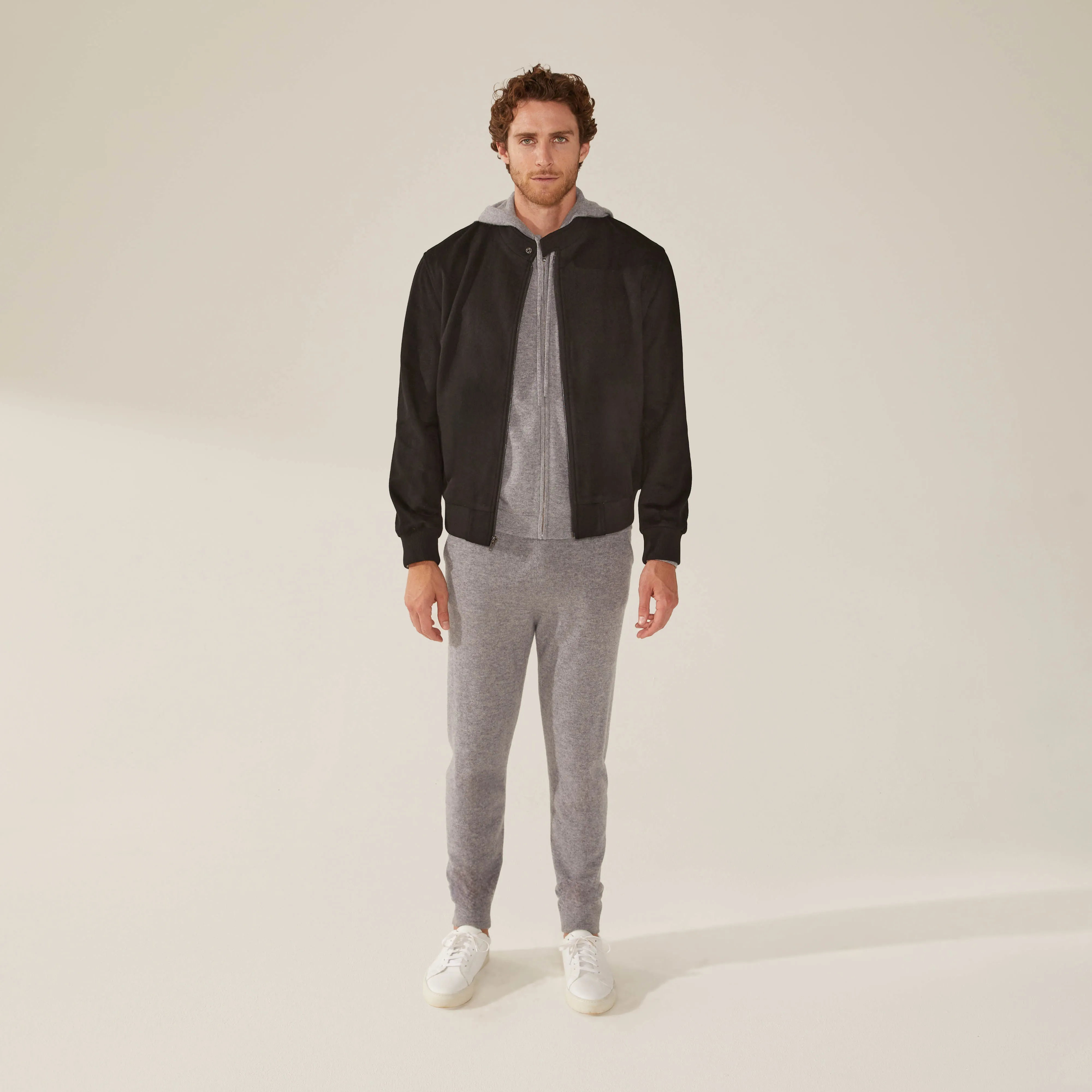 Chase Cashmere-Wool Bomber Jacket