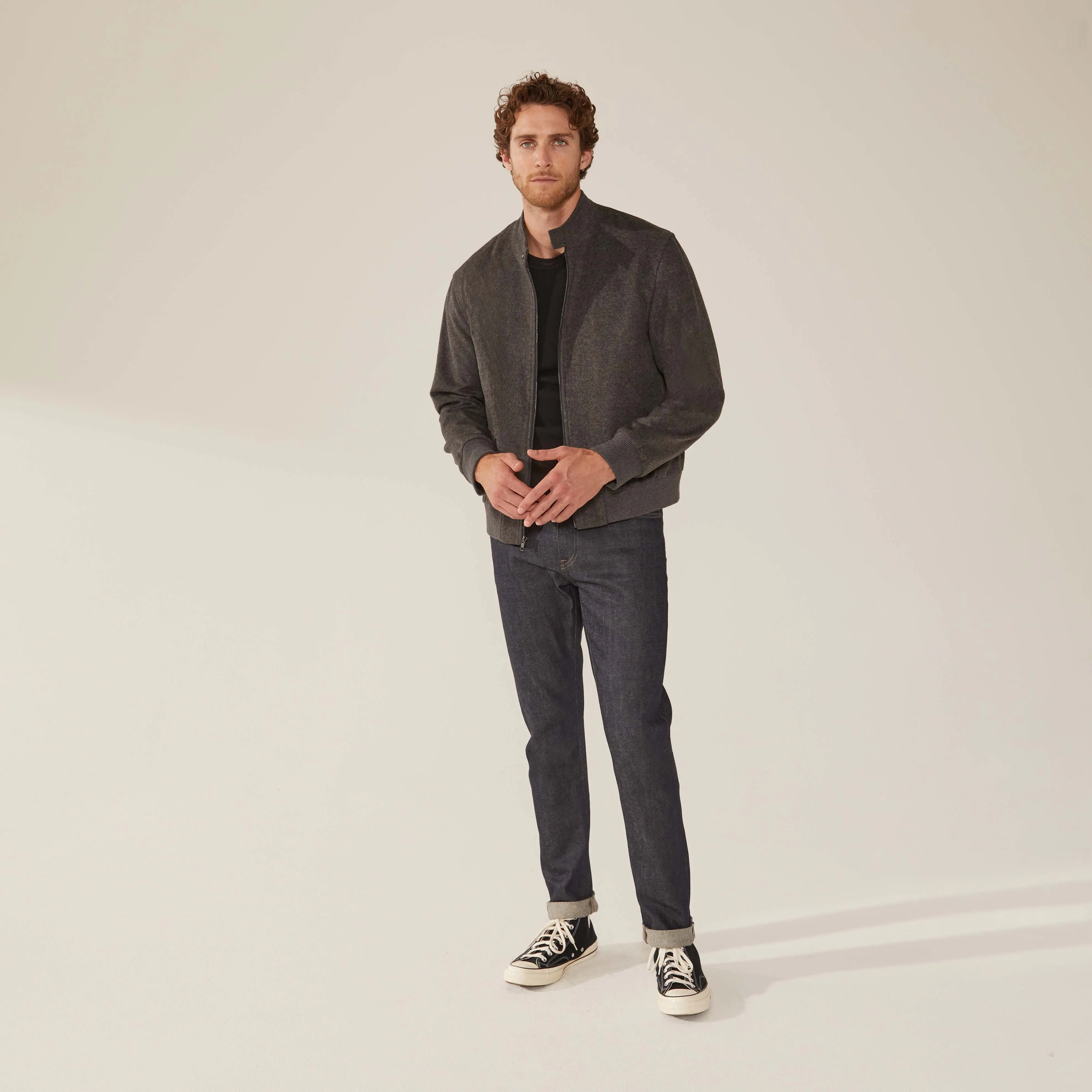 Chase Cashmere-Wool Bomber Jacket