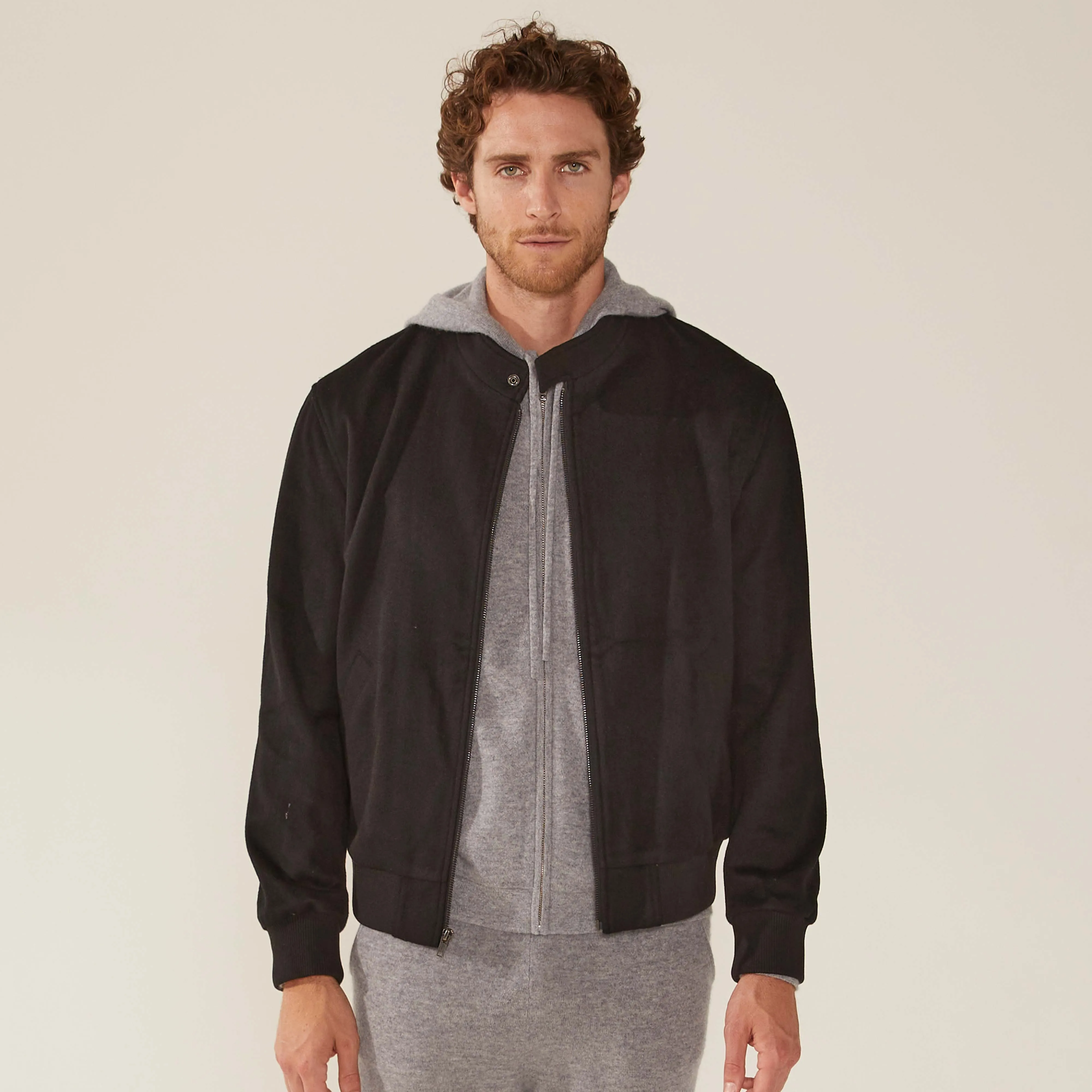 Chase Cashmere-Wool Bomber Jacket