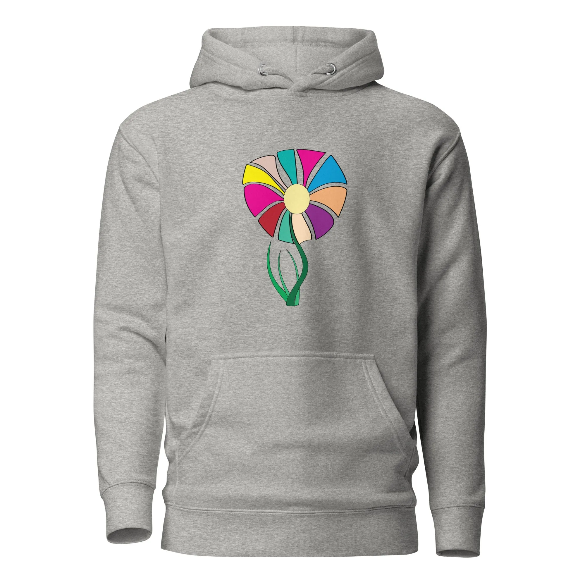 Chic Floral Print Graphic Hoodie – Perfect for Everyday Style - Stylish Flower Print Hoodie - Trendy Elegant Graphic Hoodie