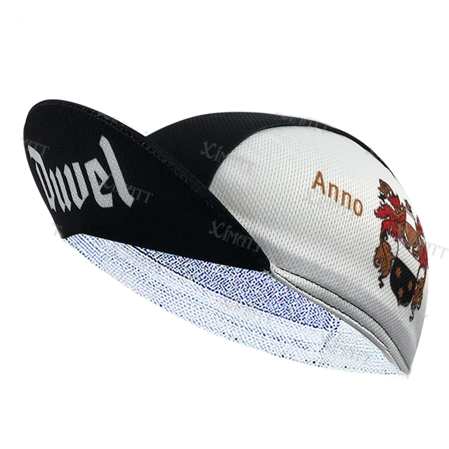 Classic Retro Polyester/Fleece Beer Cycling Caps Road Bike Nust Be Equipped Sun Visor Red White Black Bicycle Balaclava