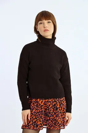 Classic Turtleneck Sweater - Black