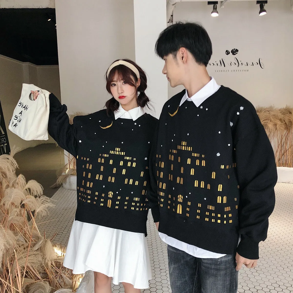 Coat Constellation Loose Plus Size Sweatshirt