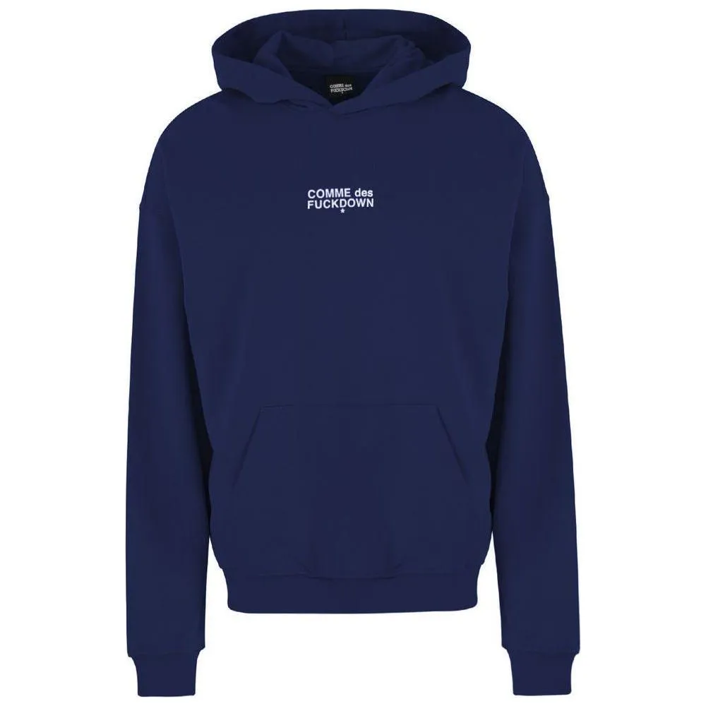 Comme Des Fuckdown Blue Cotton Sweater