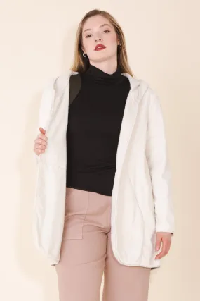 Cord Hover Coat in Oyster