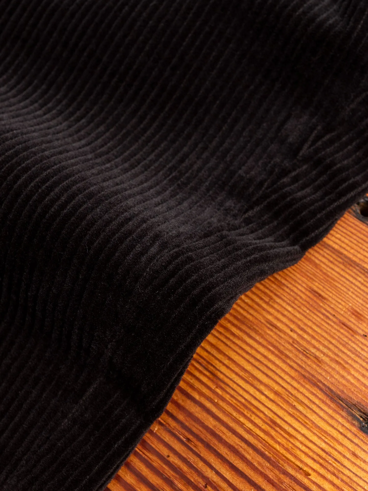 Corduroy 9/10 Work Trousers in Black