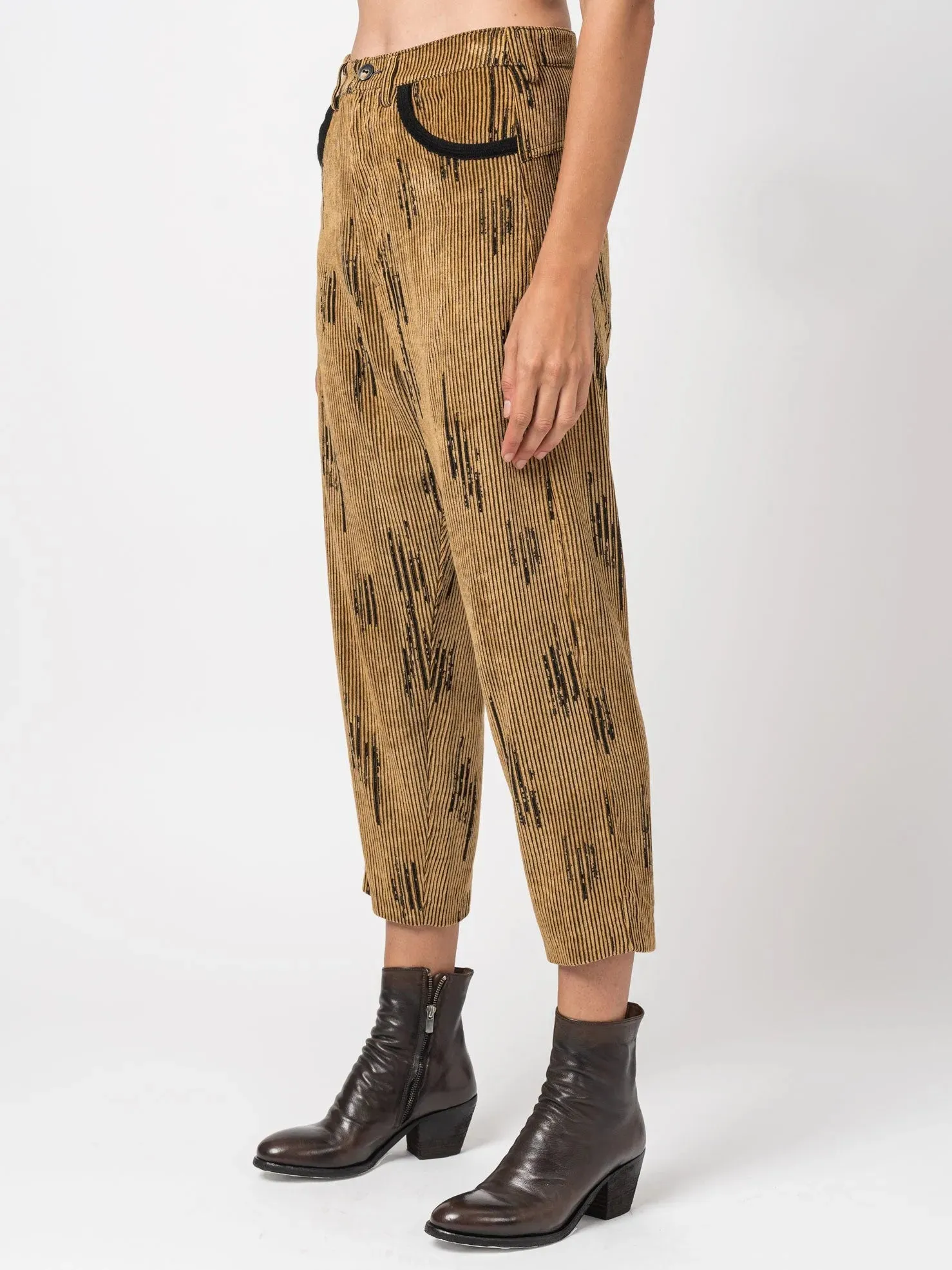 Corduroy Slouch Pants