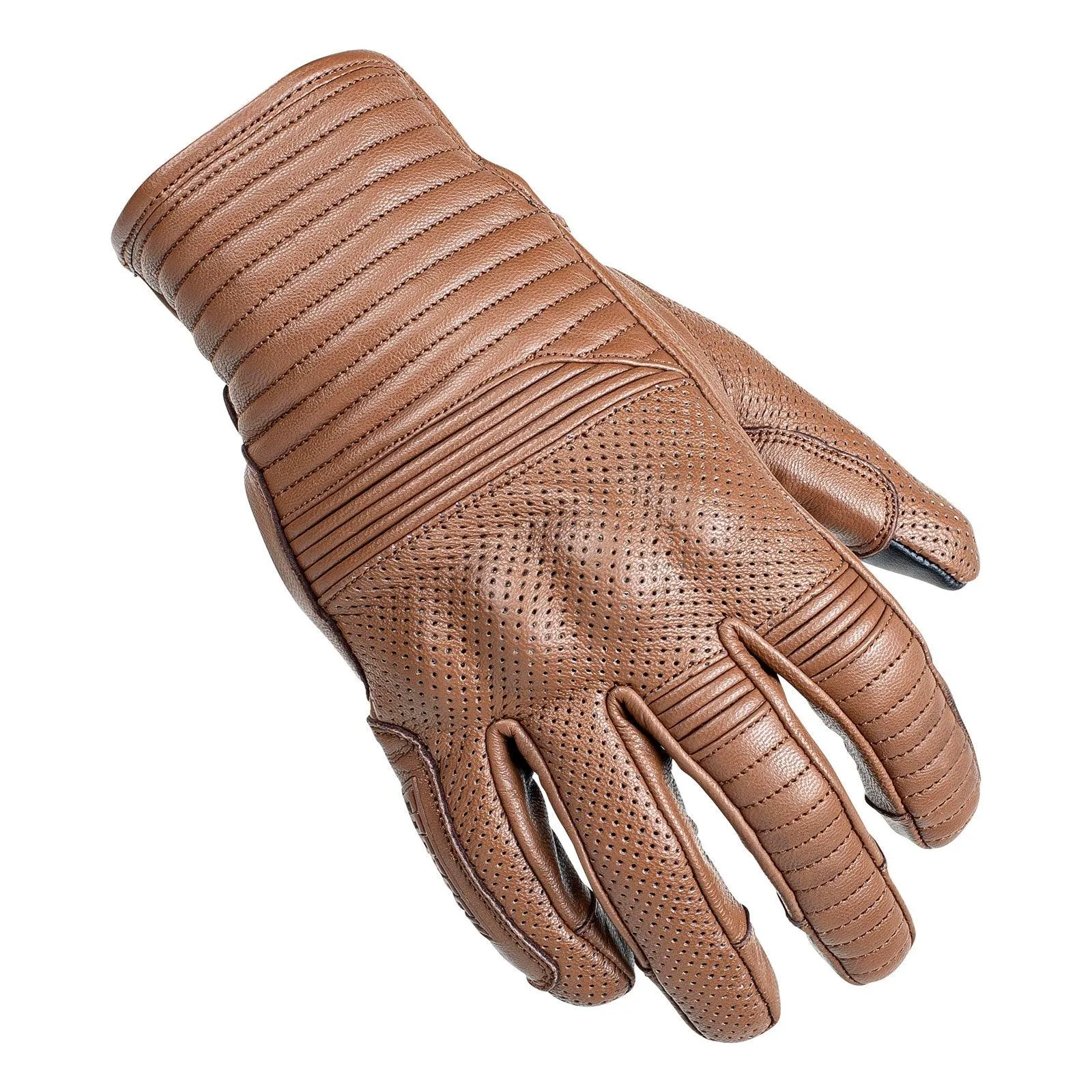 Cortech The Bully Short Cuff Leather Gloves - Brown