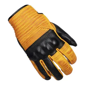 Cortech The Bully Short Cuff Leather Gloves - Gold/Black