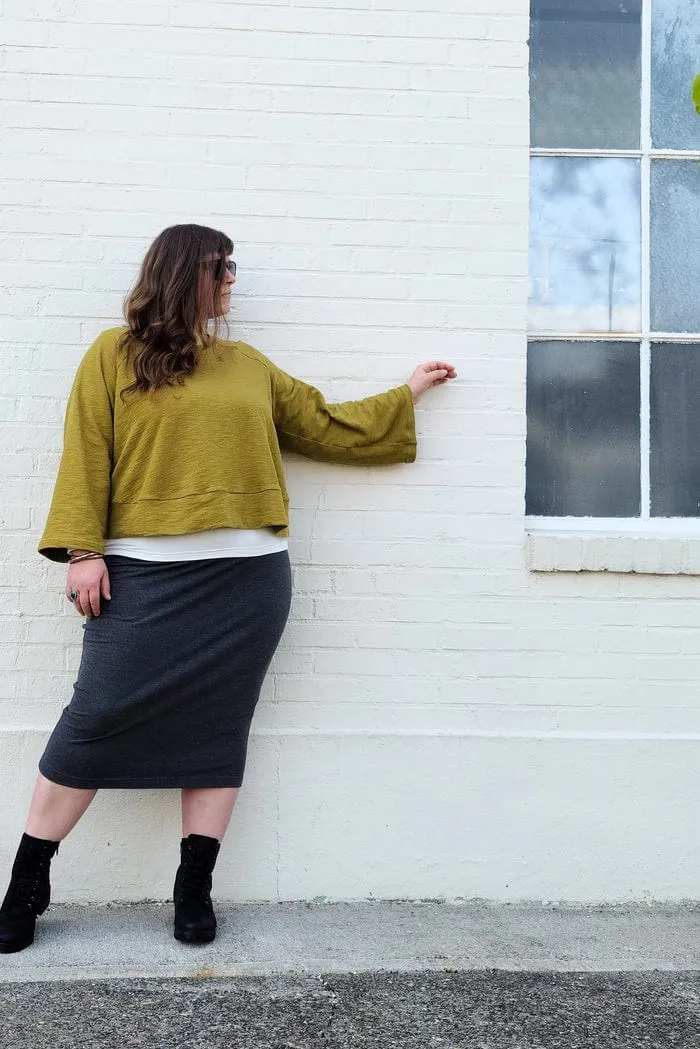 Cosmos Sweatshirt & Elemental Pencil Skirt Sizes 00-20 - Sew House Seven