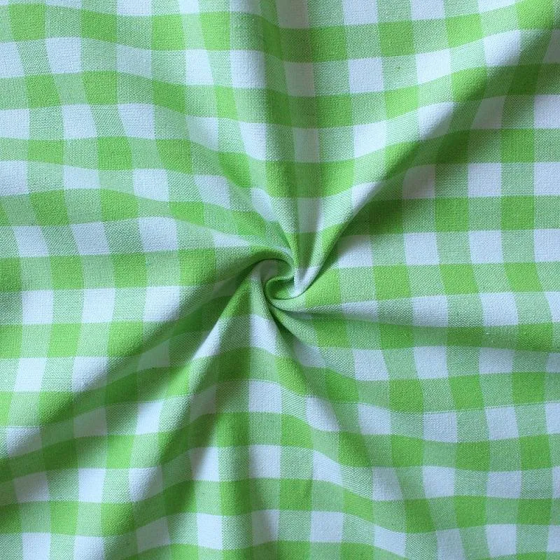 Cotton Gingham Check Green Oven Gloves Pack Of 2