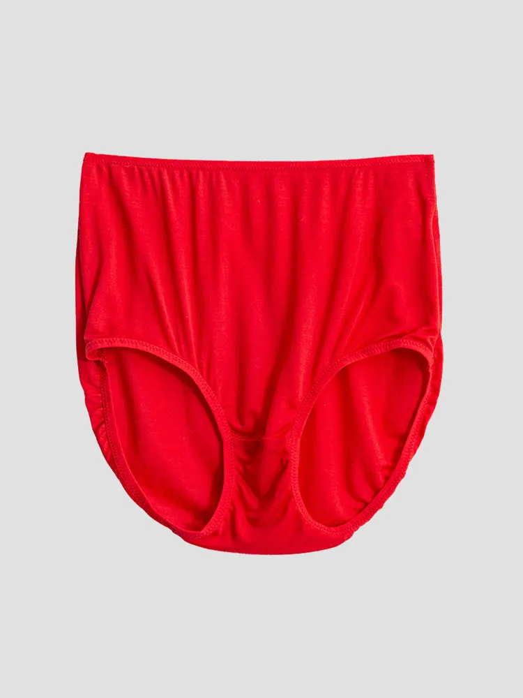 Culotte Tricotée en Soie de Mûrier Taille Haute (Soutien-Gorge NON Inclus)