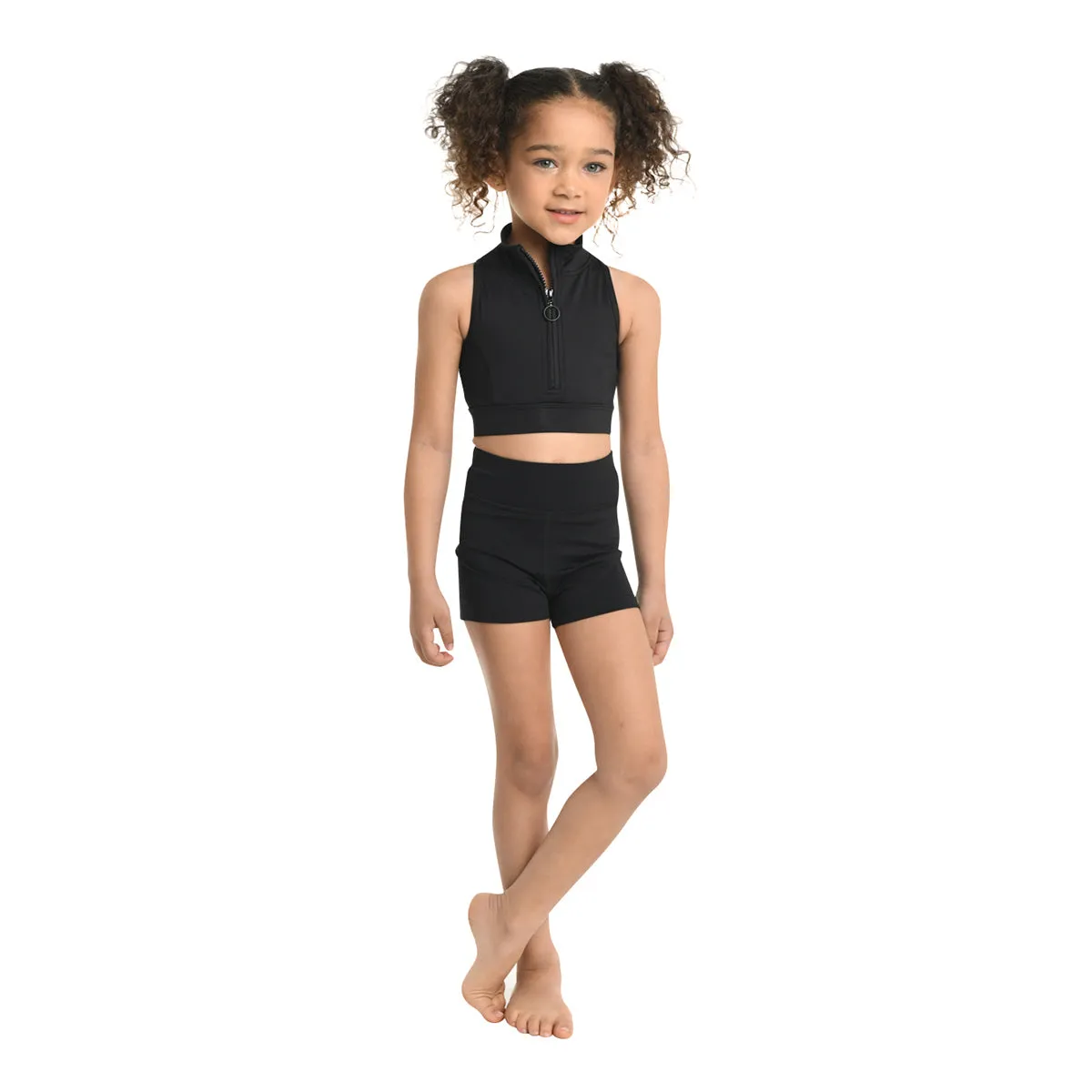 Danznmotion Child High Waisted Booty Shorts