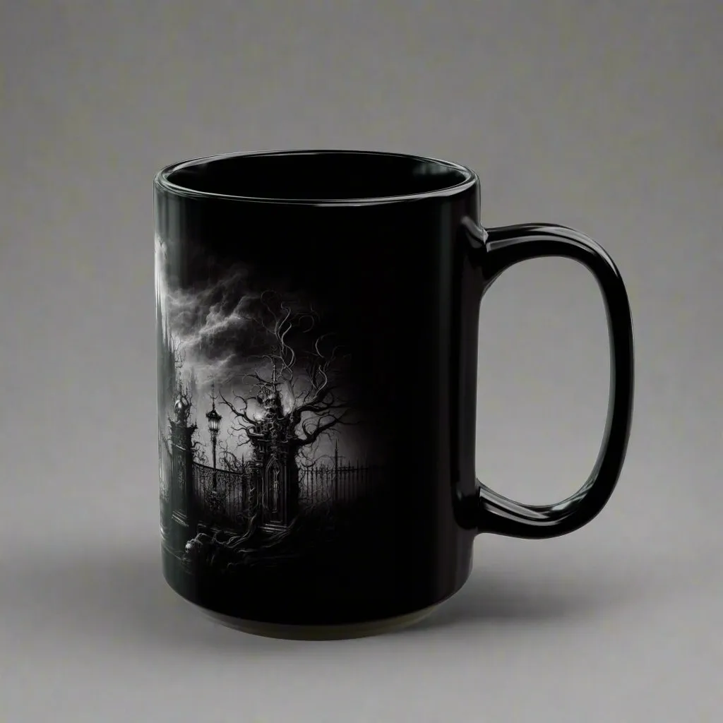 Dark Rituals Gothic Coffee Mug – Elevate Your Coffee Rituals with Dark Elegance