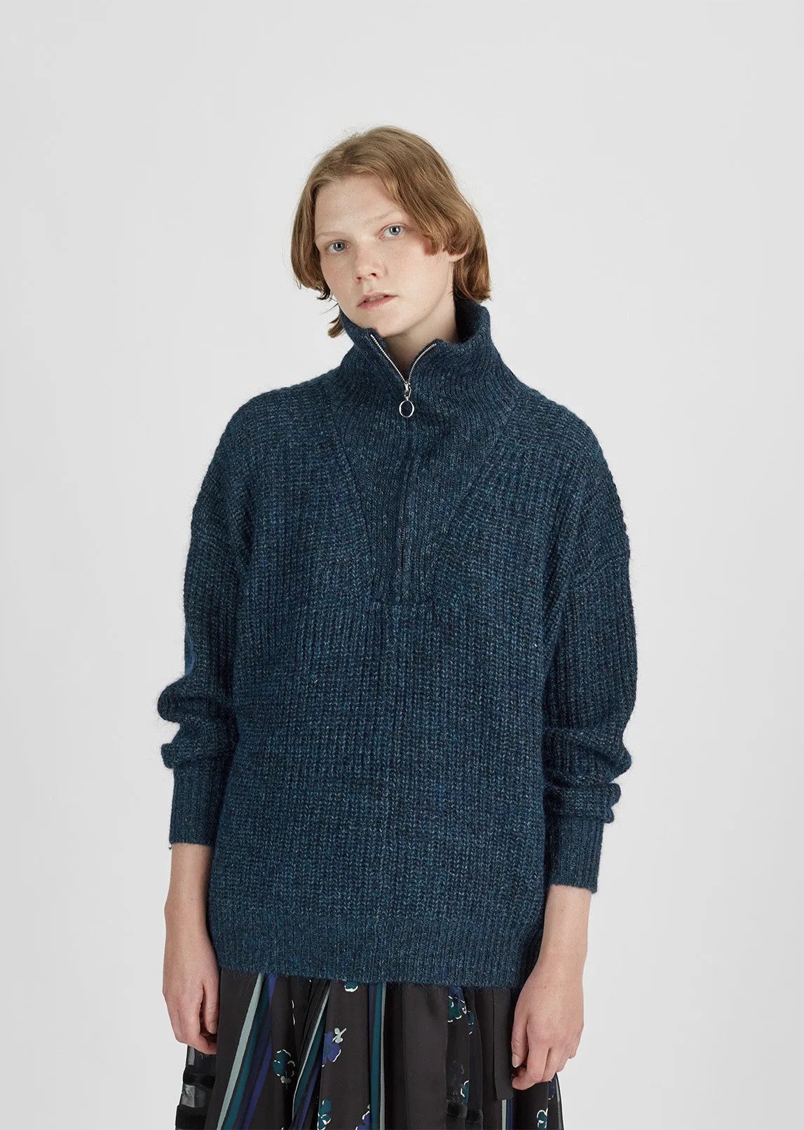 Declan Half-Zip Turtleneck