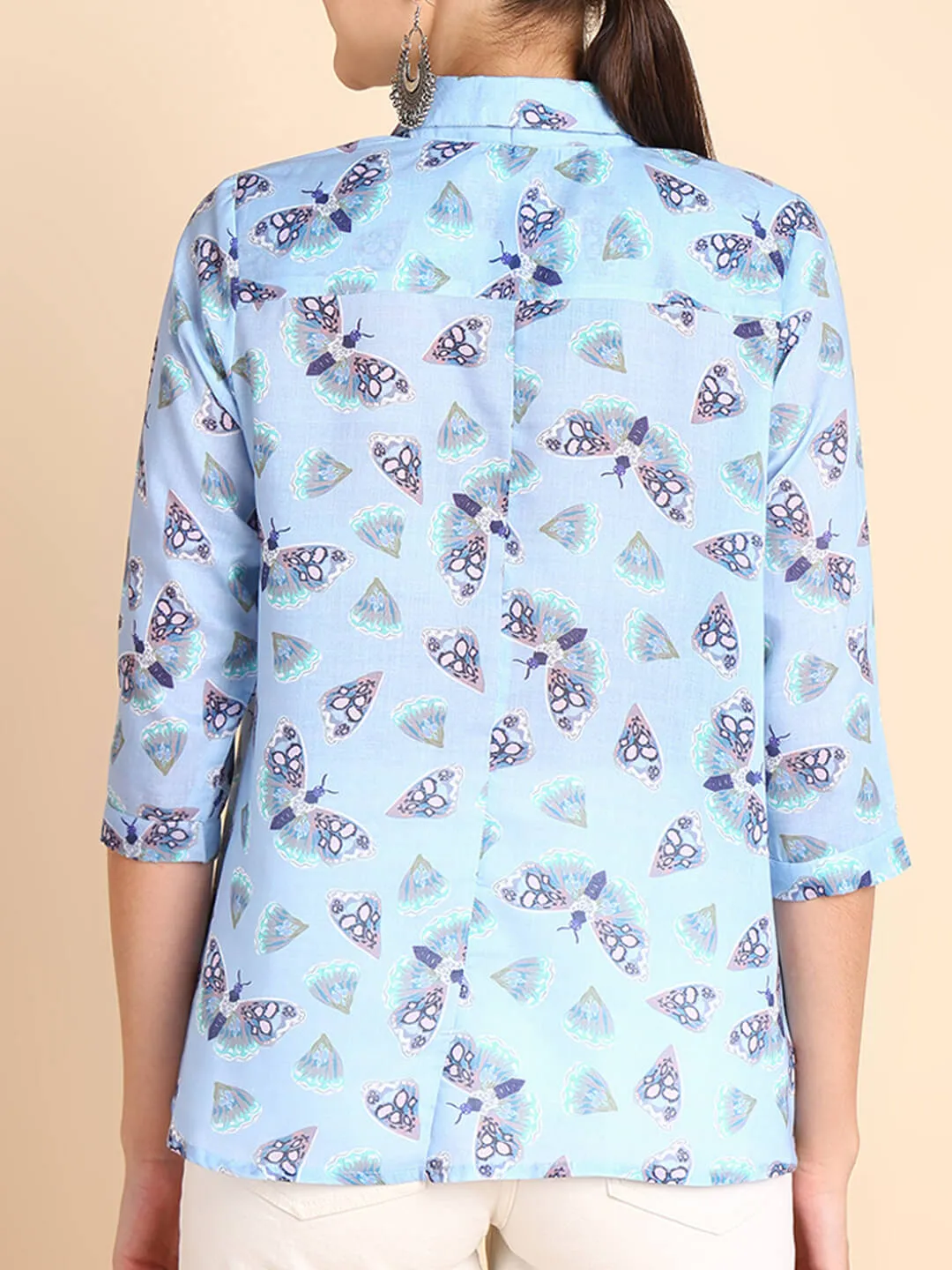 Digital Printed Comfort Fit Shirt for Women